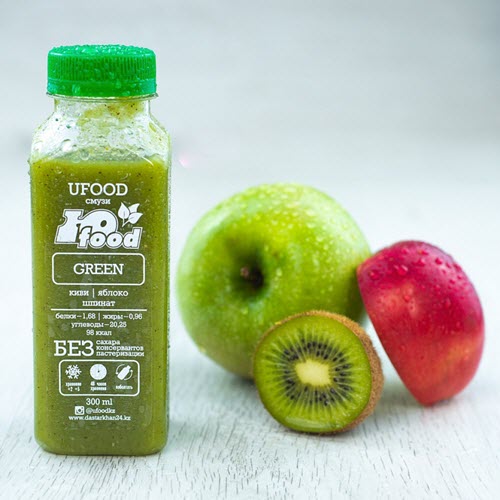 П/П Смузи Киви-шпинат 300г 98 ккал